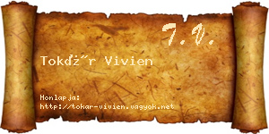 Tokár Vivien névjegykártya