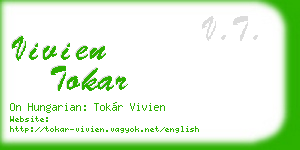 vivien tokar business card